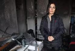 İkinci felaket! Depremde evi yıkılan kadının bu kez evi yandı