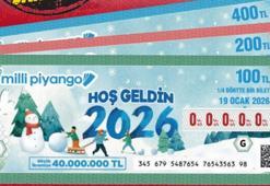 19 Ocak çekilişinde büyük ikramiye 40 milyon lira