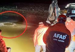 Buz tutan gölet mezarları oldu