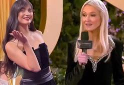 Tuba Büyüküstün Joy Awards’ta gecenin yıldızı oldu! Sunucuya verdiği cevapla gündem oldu