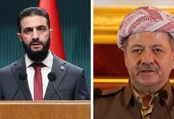 Suriye Cumhurbaşkanı Şara, KDP Başkanı Barzani ile görüştü