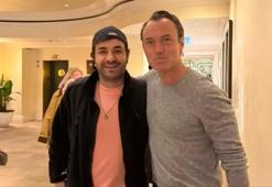 Hasan Can Kaya'dan Hollywood yıldızı Jude Law ile poz!