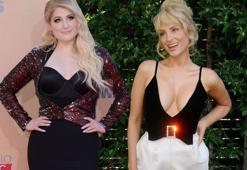 Taşıyıcı anneden üçüncü bebeğini kucağına alan Meghan Trainor'un pozuna tepki yağdı