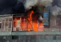 Antakya Sanayi Sitesi’ndeki mobilya atölyesinde yangın çıktı!