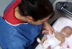 5 günlük bebeğe şiddet uygulayan hemşirenin ifadesi pes dedirtti