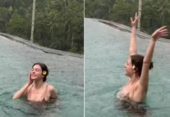 Melis Sezen Bali’de yağmur altında dans etti!
