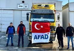 Türkiye'den Aynularab'a 11 tır insani yardım malzemesi sevk edildi