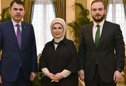 Emine Erdoğan, COP31 Başkanı olarak görevlendirilen Bakan Kurum ve Ağırbaş'la görüştü