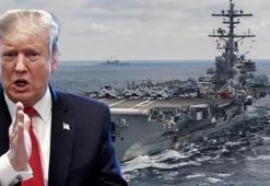 Trump'tan tansiyonu yükseltecek açıklama! 'İran’a doğru ilerleyen devasa bir donanma var'