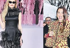 Paris masalı: Defilede adeta yıldızlar geçidi yaşadı