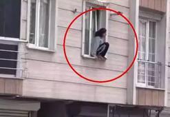 Esenyurt’ta darbedilip eve kilitlenen genç kız kendini camdan attı