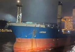 İstanbul'da yük gemisi karaya oturdu