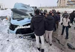 Minibüs ile belediye otobüsü çarpıştı! 18 yaralı