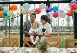 İlker Aksum'u n kızı Lila 1 yaşına girdi! 'İyi ki doğdun canım kızım'