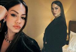 Demet'in siyah 'Rüya'sı! Neşesiyle göz doldurdu