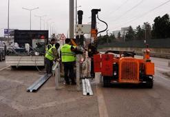 Trafik güvenliği için kritik adım: D-100'deki riskli kavşaklara 'çarpışma yastığı' önlemi