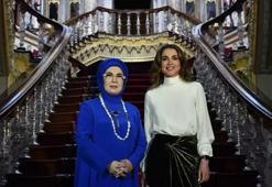Emine Erdoğan, Ürdün Kraliçesi Rania ile bir araya geldi