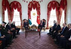 Ürdün Kralı 2. Abdullah Dolmabahçe'de! Erdoğan'a "Hüseyin bin Ali" devlet nişanı