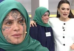 Dövmeleriyle katıldığı programa damga vurdu! 'Eski hayatıma tövbe ettim'