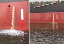 Kirli balast suyunu denize boşaltan gemiye para cezası kesildi