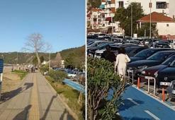 Karadeniz'de sıcaklık 28 dereceye çıktı, plajlar ve parklar doldu taştı