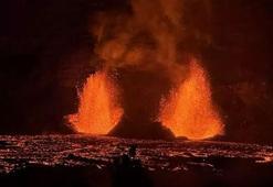 Kilauea Yanardağı'nda 2 yılda 42. patlama! Lavlar 300 metreye kadar yükseldi