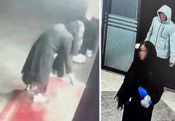 Güvenlik kamerasını izleyen bina sakinleri dehşete düştü: Karanlıkta gelip idrar ve toz döktüler