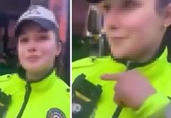 Trafik polislerini kayda alıp sosyal medyadan yayınlayan sürücü gözaltına alındı