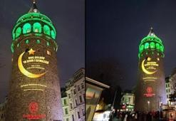 İstanbul’da Ramazan atmosferi! Galata Kulesi'nde yeşil aydınlatma dikkat çekti