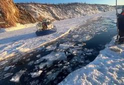 Baykal Gölü turistlere mezar oldu! Buz kırıldı, araç derinliklere gömüldü: 8 ölü