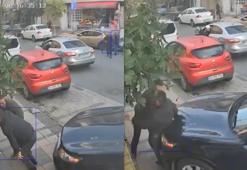 Kağıthane’de film gibi kaza! Araçtan düştü, kendi aracının altında kaldı