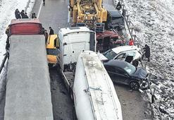 11 araçlık zincirleme kabus