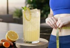 Bel ve basen yağlarından kurtaran içecek! 4 malzemeyle hazırlanıyor, maden suyuna ekleyip için