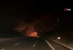 Balıkesir’de F-16 uçağının düşme anına ait görüntüler ortaya çıktı