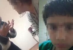 Kayseri'de üvey babadan 9 yaşındaki çocuğa şiddet kamerada!