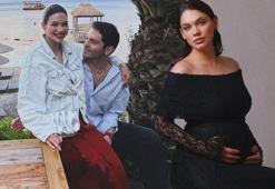 Bebekleri 3 aylık oldu! Taze anne Beste Kökdemir'den aile pozu