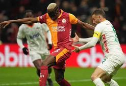 Galatasaray evinde hata yapmadı! 3 puanı 3 golle aldı