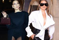 Paris'te nefes kesen anlar! Serenay Sarıkaya kırmızı halıda büyüledi