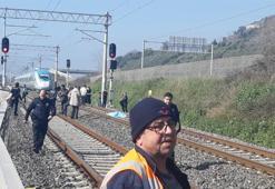 Kocaeli'de hızlı trenin çarptığı yaya hayatını kaybetti