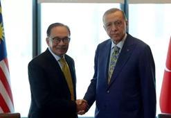 Cumhurbaşkanı Erdoğan, Malezya Başbakanı Enver İbrahim ile görüştü