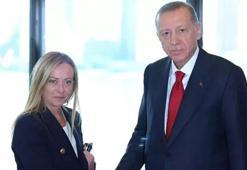 Cumhurbaşkanı Erdoğan, İtalya Başbakanı Meloni ile görüştü