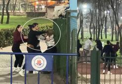 Liseli gençlerin kavgasında tekmeler, yumruklar havada uçtu! 'Seni mermi manyağı yapacağım'