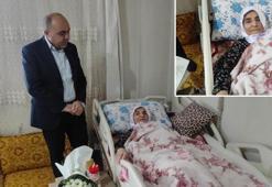 113 yaşındaki Cemile ninenin Kadınlar Günü kutlandı! 80 torunlu şehit annesine vefa