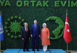 Emine Erdoğan'dan BM Genel Sekreteri Guterres'e verilen ödüle ilişkin videolu paylaşım