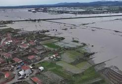 Edirne'de Tunca Nehri kıyısında toprak kayması