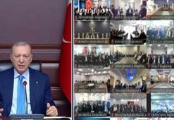 Cumhurbaşkanı Erdoğan'dan AK Parti Teşkilatları ile bayramlaştı