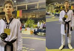 Utku Kap, Belçika Açık Taekwondo Şampiyonası'nda altın madalya kazandı!