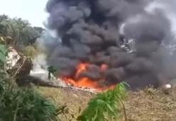 Kolombiya'da 110’dan fazla askeri personeli taşıyan askeri nakliye uçağı düştü