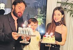 İkiziyle kutladı