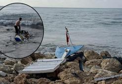 Antalya'da korku dolu gece: Dev dalgalar tekneyi parçaladı! Mucize kurtuluş